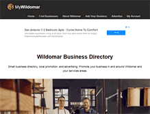 Tablet Screenshot of mywildomar.com